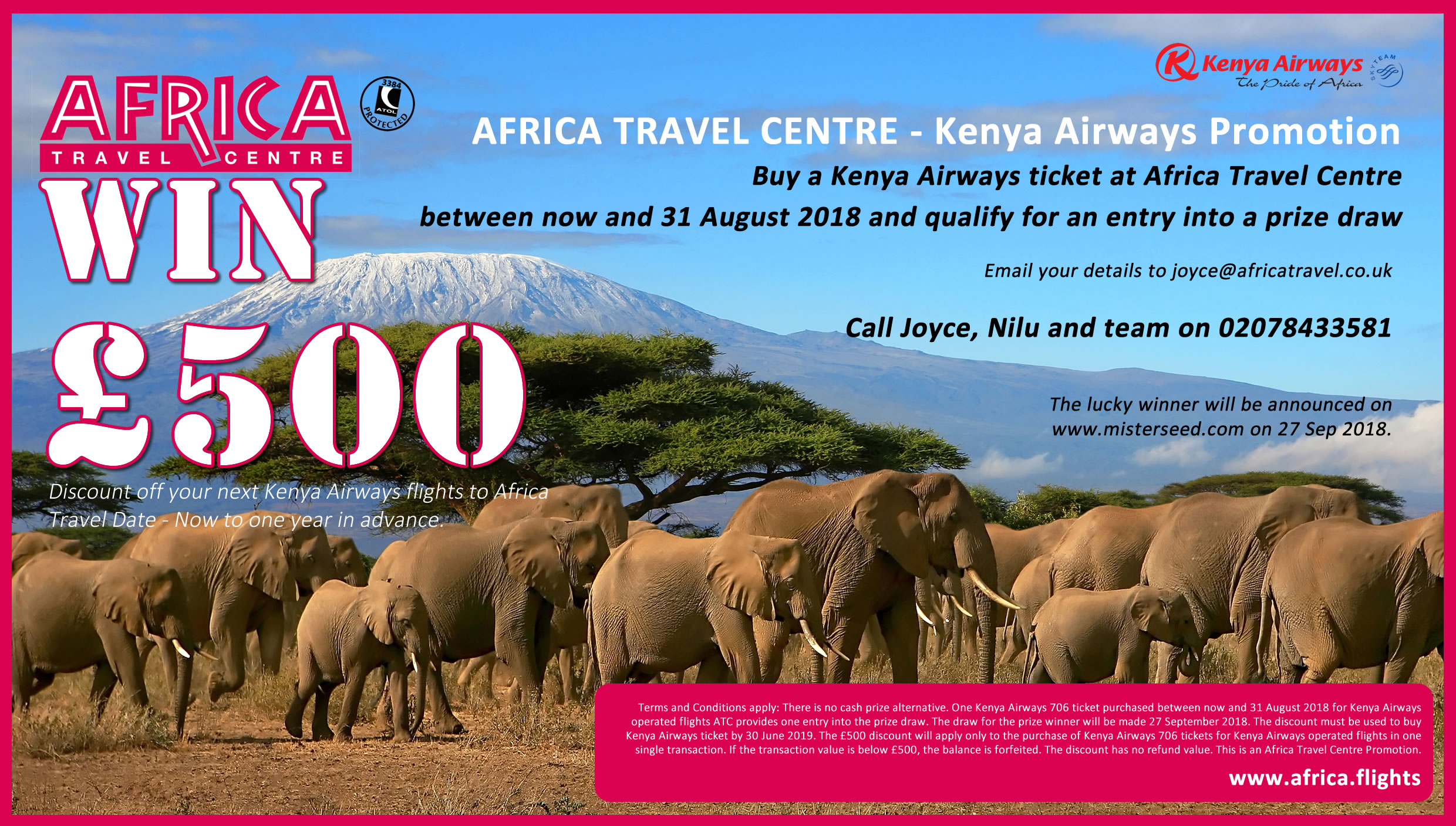 Kenya Flights Promo